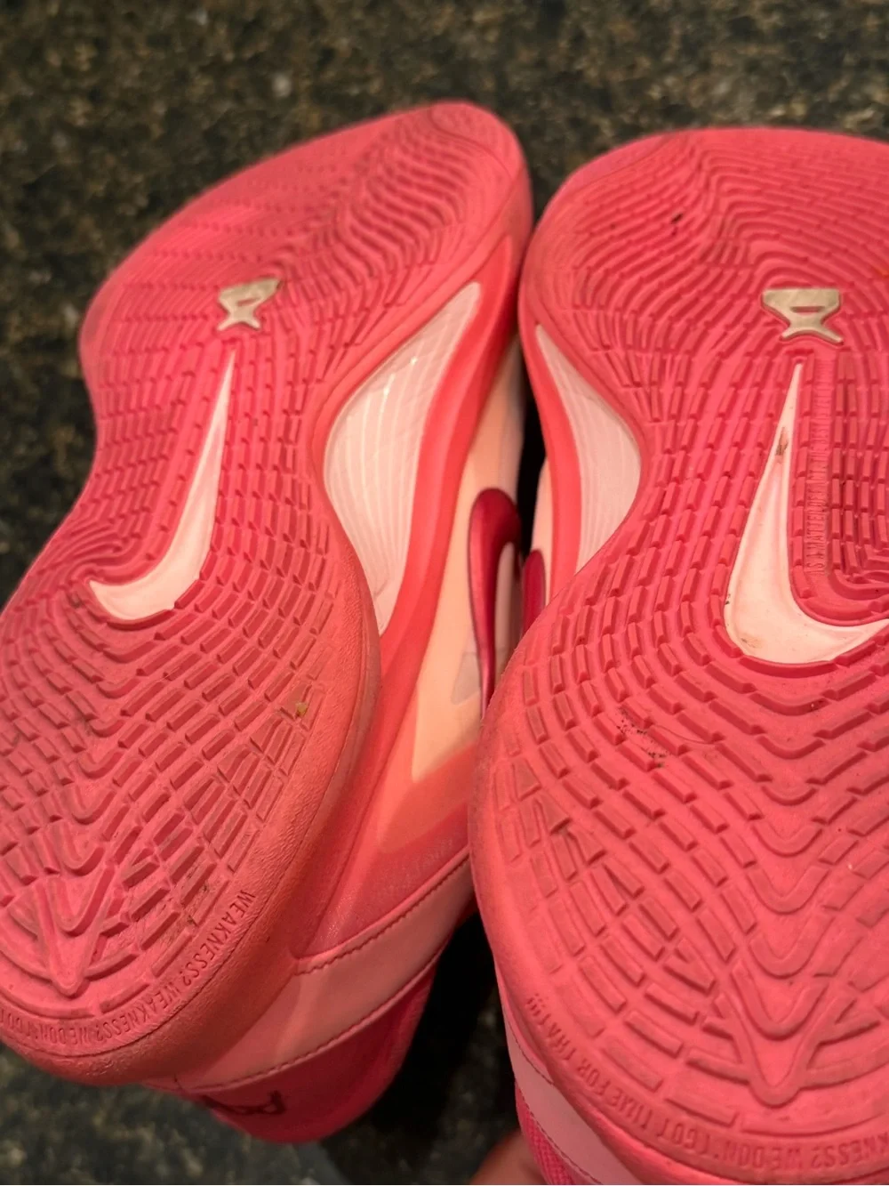 Nike Women's A'ja Wilson A'One Pink A’ura Sneakers 9.5